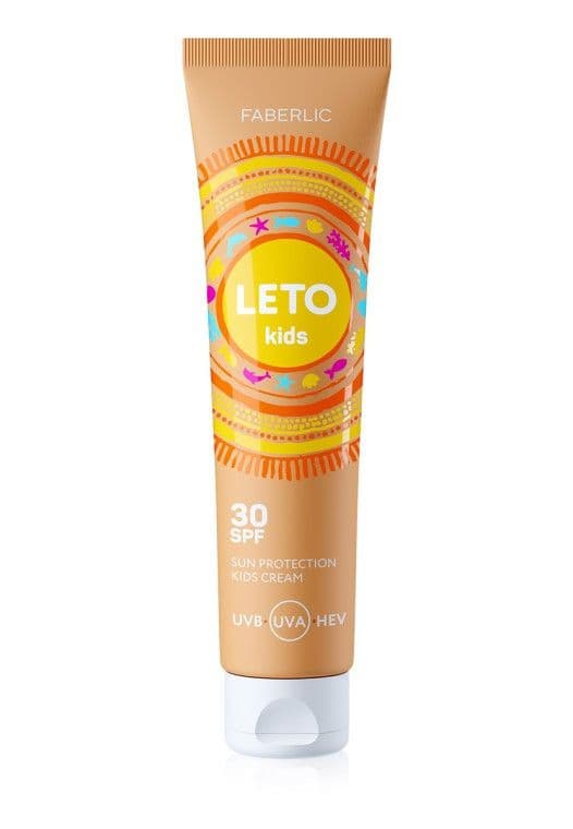 Крем для детей солнцезащитный SPF 30 «Leto» Faberlic