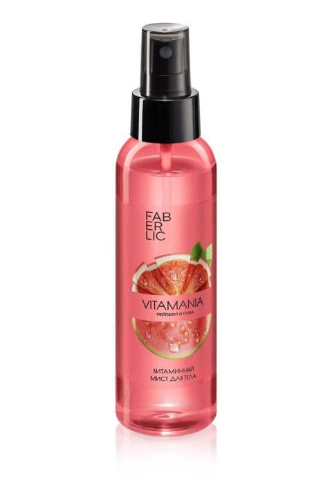 Витаминный мист для тела «Грейпфрут и гуава Vitamania» Faberlic