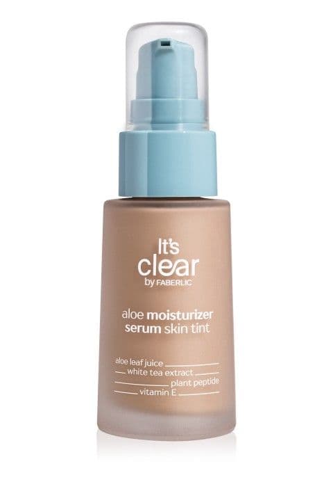 Увлажняющая тинт-сыворотка для лица с алоэ «It's Clear» Faberlic