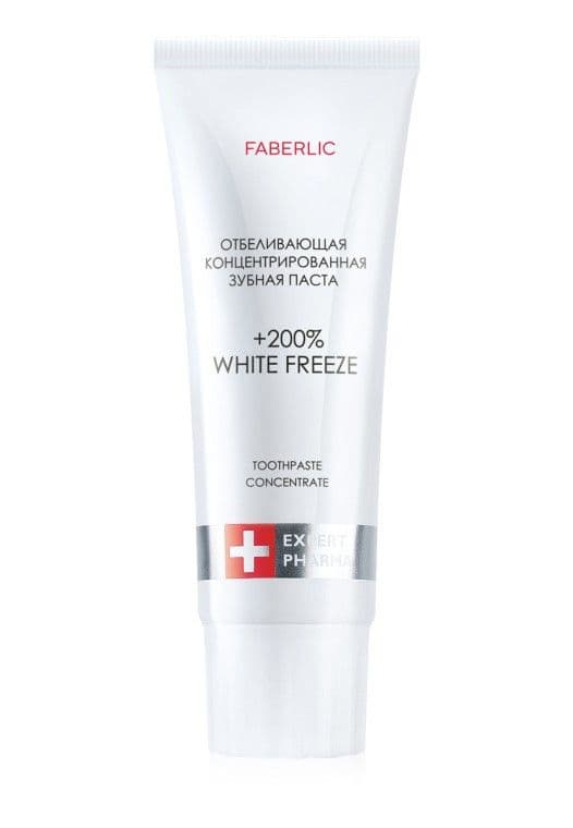 Концентрированная отбеливающая зубная паста «White Freeze» Faberlic