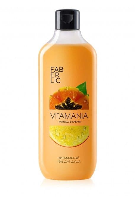 Гель для душа «Манго и папайя Vitamania» Faberlic