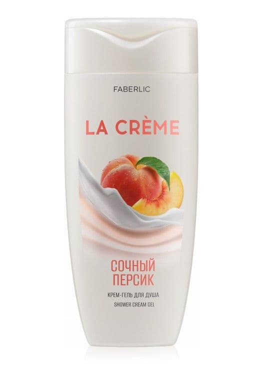 Крем-гель для душа «Сочный персик La Crème» Faberlic