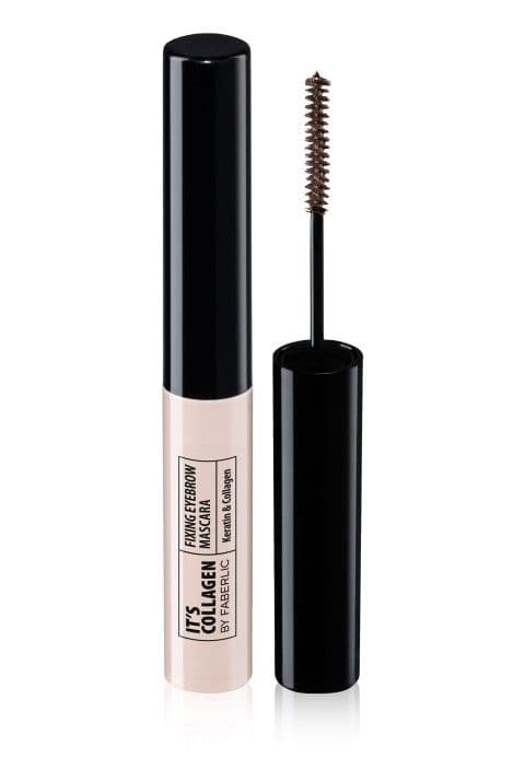 Фиксирующая тушь для объема бровей «It’s Collagen» Faberlic