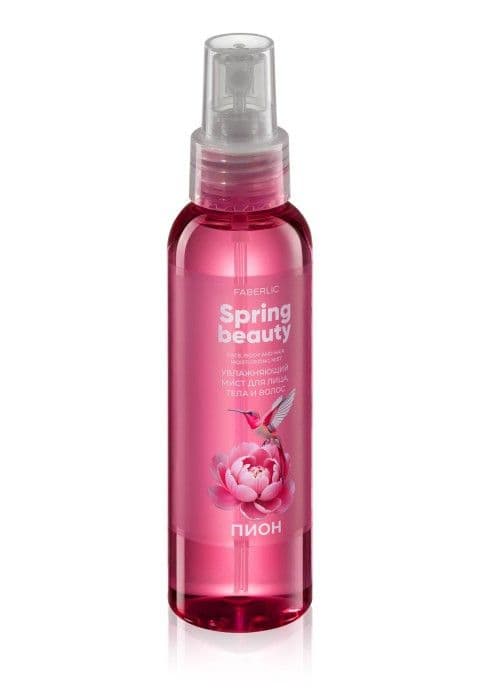 Увлажняющий мист для лица, тела и волос «Пион Spring Beauty» Faberlic